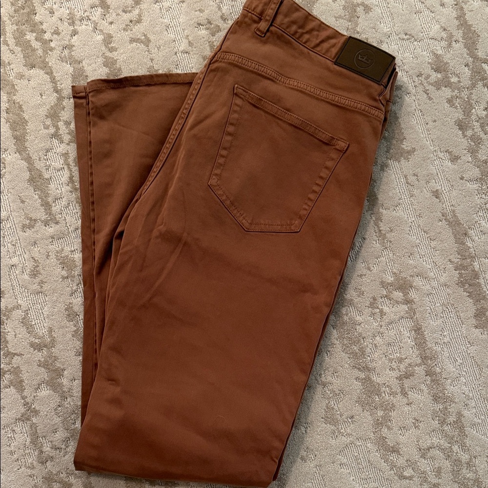 Peter Millar 5 pocket Sateen pant 35/33